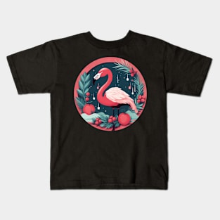 Flamingo Flock Sunset, Love Flamingos Kids T-Shirt